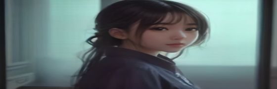 年轻女性内容创作者在明亮工作室内拍摄写真，背景为简洁白色布景，体现福利姬的创作场景